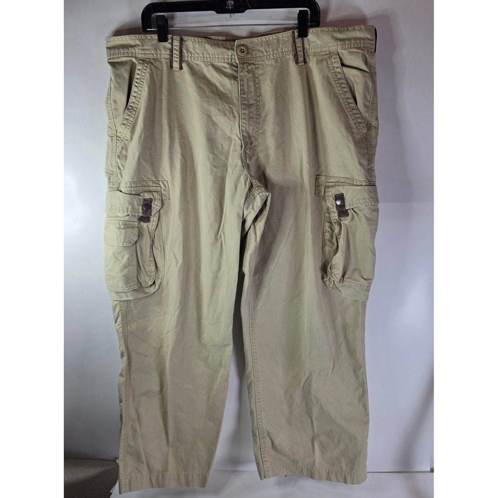 RedHead Mens Khaki Cargo Pants 44x29 Tan Outdoor‎ Hiking Workwear Cotton Pants